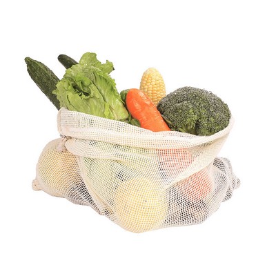 Drawstring Mesh Shopping Bag