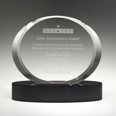 4 3/4" Crystal Award - Eternity