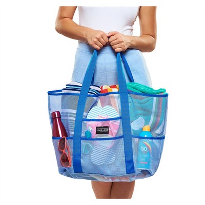 Large Mesh Beach Tote Bag