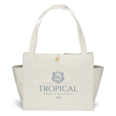 Sandford™ Deluxe Canvas Tote - Screen Print (18" x 8" x 15")