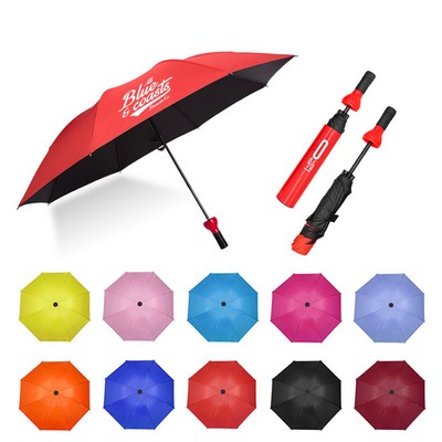Compact Wine Bottle Folding Umbrella
