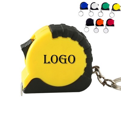 Mini Tape Measure Keychain Compact ABS Housing