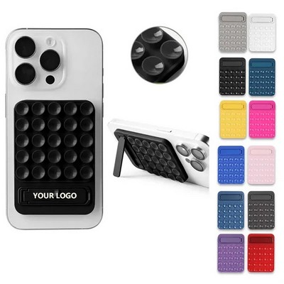2-in-1 Silicone Suction Cup Selfies Videos Phone Case Mount