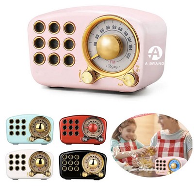 Multifunctional Retro Bluetooth Speaker 1950s-Style