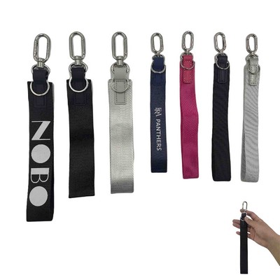 Wristlet Keychain, Short Chain Lanyard Strap For Keys Car Phone Wallet