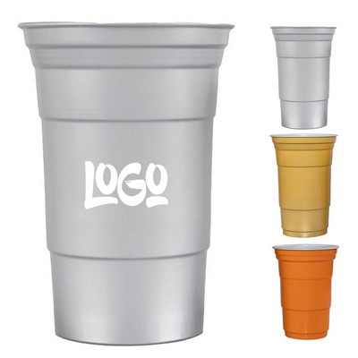 16oz Disposable Recyclable Aluminum Cup