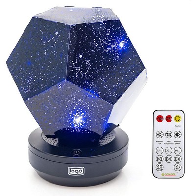 Rotating LED Night Light Projector Bluetooth Music Player
