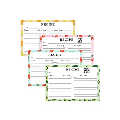 4" x 6" Recipe Card A2