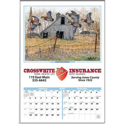 Larry Anderson Executive 6-Sheet Calendar w/Full-Color Imprint