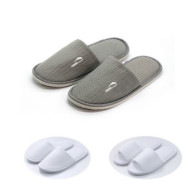 Disposable Non Slip Waffle Hotel Slipper Spa Slippers