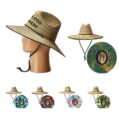 Guardians Weave Straw Hat with Logo Patch
