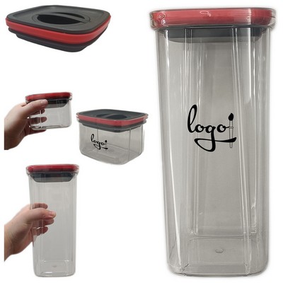 Sealed Plastic Storage Jar