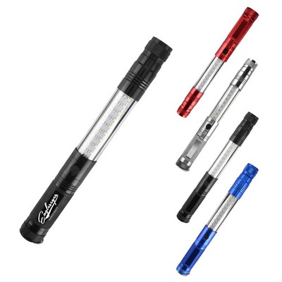 Telescopic Magnetic LED Flashlight