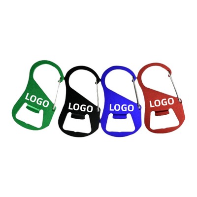 Aluminum Carabiner Bottle Opener