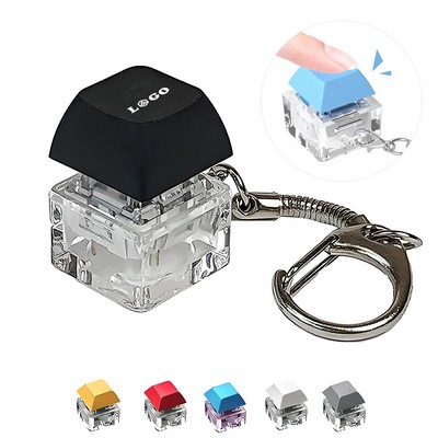 Clicky Keyboard Fidget Keychain