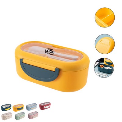 Insulated Plastic Compartment Lunch Box