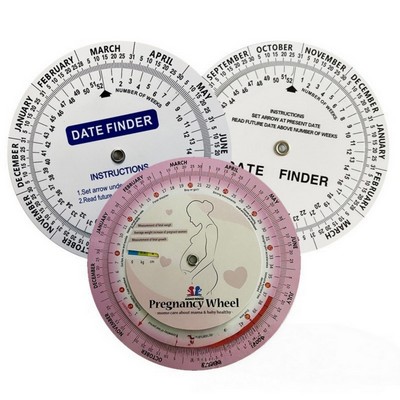 Five Inch Pregnancy Wheel Due Date Calculator