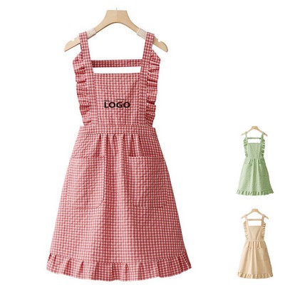 Cute Cotton Apron For Cooking