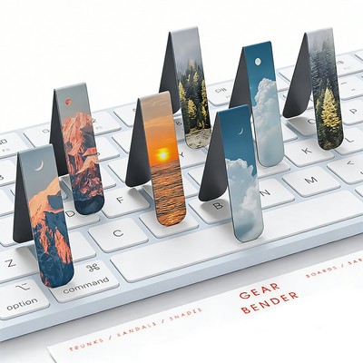 Foldable Paper Clip Magnetic Bookmark