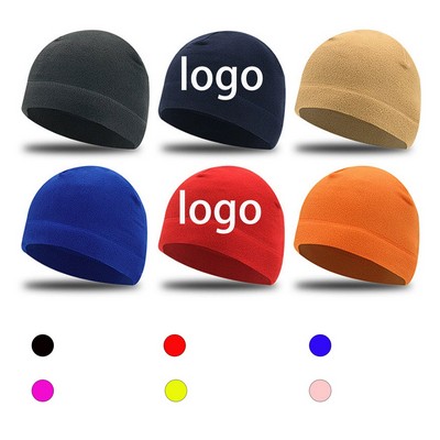 Classic Cuffed Knit Beanie With Soft Acrylic Fabric