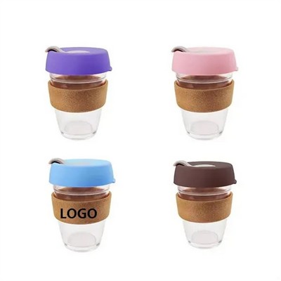 12oz Glass Coffee Cup