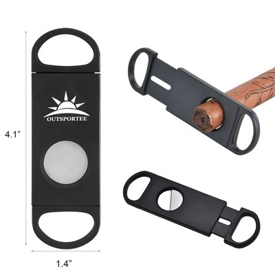 Premium Single Blade Guillotine Cigar Cutter 50 Ring Gauge