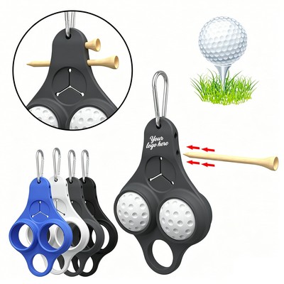 Flexible Golf Tee and Ball Organizer