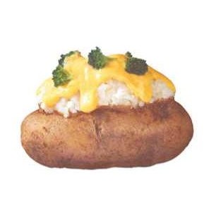 Baked Potato Executive Magnet w/ Full Magnetic Back (8 Square Inch)
