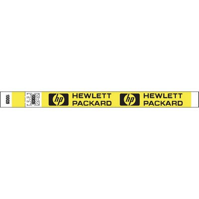 1" Tyvek Tear Stub Wristband
