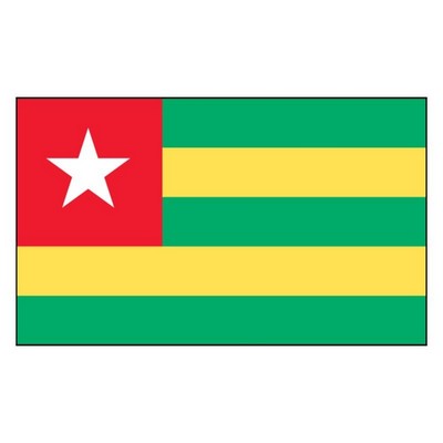 Togo National Flag (3'x5')