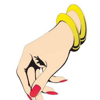 Manicured Hand Maxi Magnet (12 Square Inch)
