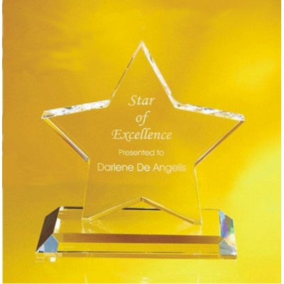 7.5" Super Star Crystal Award