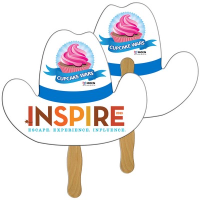 Cowboy Hat Fast Hand Fan (2 Sides) 1 Day