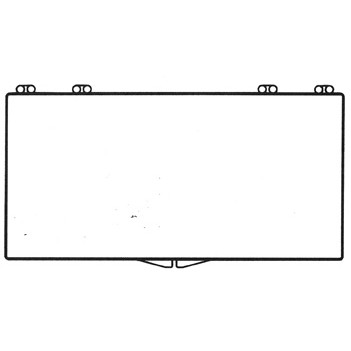 Rigid Clear Hinged Plastic Box (7 3/8"x4 29/32"x1 1/16")