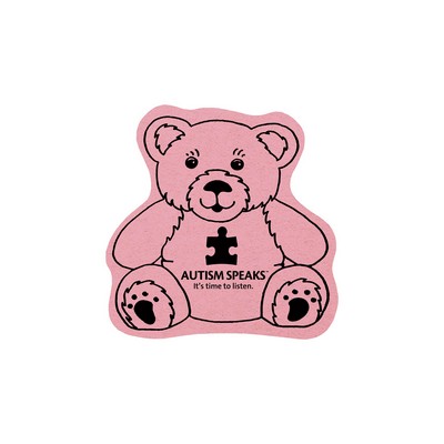 5" Standard Compressed Teddy Bear Sponge