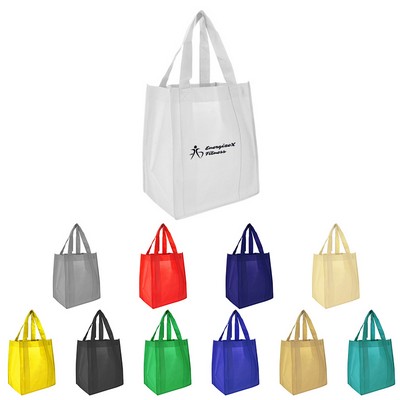 13" d x 15" w x 22" h - 22" Handle Shopping Tote