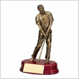 Medium Male Golf Chip Shot Award