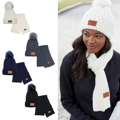 LeemanÂ™ Ribbed Knit Winter Duo