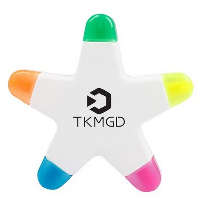 Multi - Color Star Highlighters