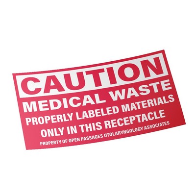 Tuf-Cal™ White Vinyl Overlaminated Decal (18 to 28 Square Inch)
