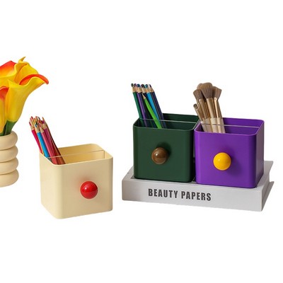 Memphis Style Office Stationery Pen Holder
