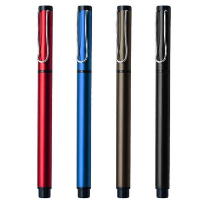 Metal gel pen
