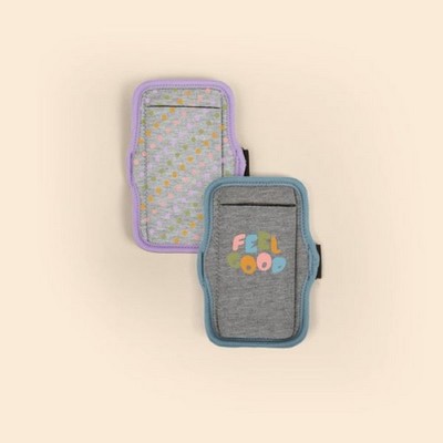 Heathered Jersey Knit Neoprene Jogstrap Plus Smartphone Armband