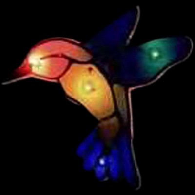 Chirping Bird Flash Lapel Pin
