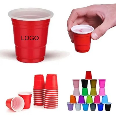 Stackable 2oz Mini Plastic Party Shot Cup