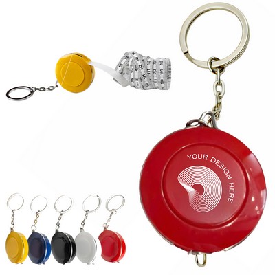 60" Round Tape Measure Keychain