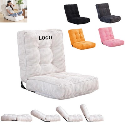 Adjustable Floor Chair with Back Support