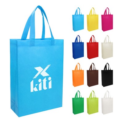 Non Woven Grocery Shopping Tote Bag 10"x4"x14"