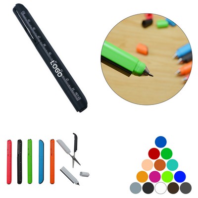 Multi-Function Pen w/Knife & Scissors
