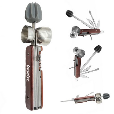 8-In-1 Portable Cocktail Bartending Bar Tool